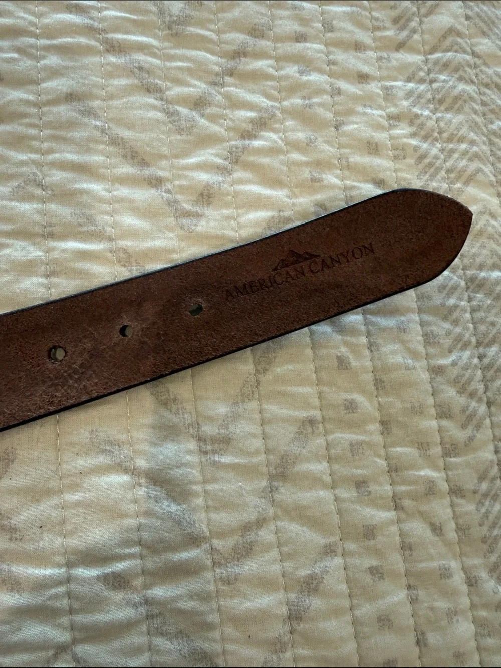 Western Belt with Turquoise Toned Buckle